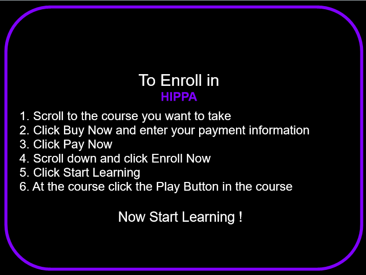 GigSafe – HIPAA Credentialing Course (duration 23 min)
