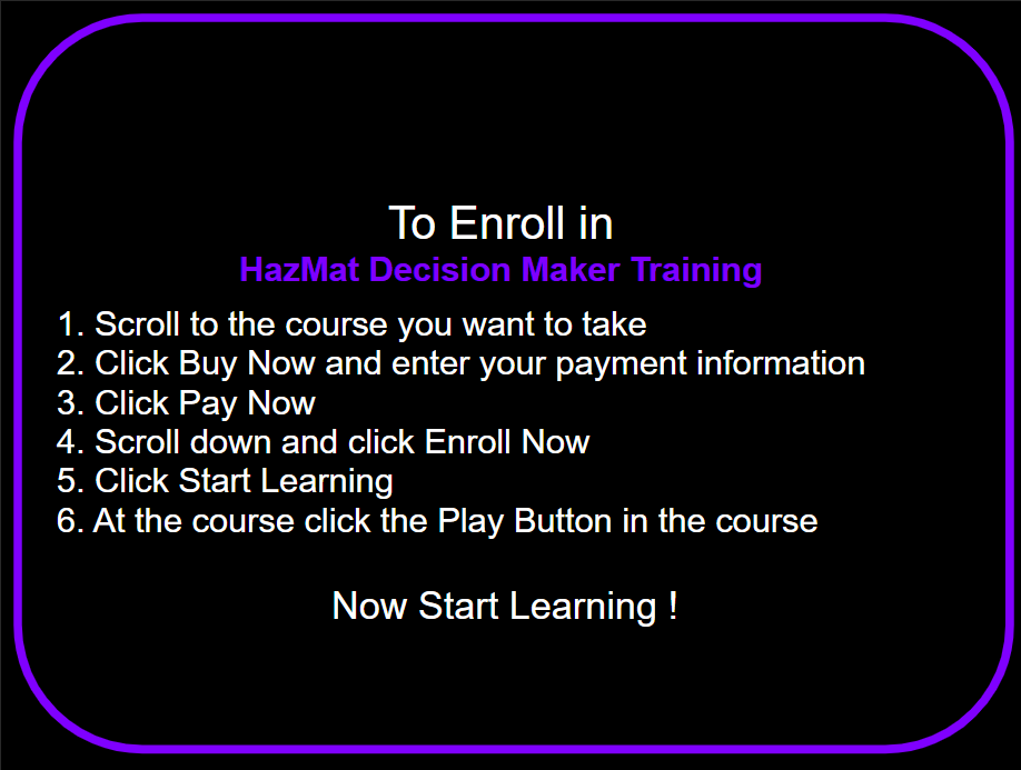 GigSafe – HazMat Decision Maker Training (duration 50 min)
